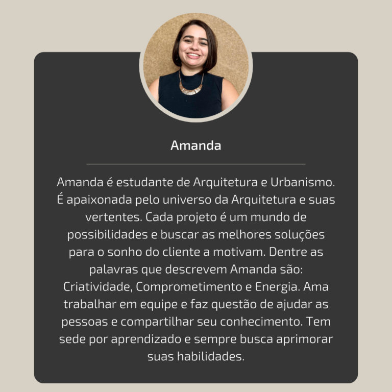 Equipe JL Arquitetura - Amanda